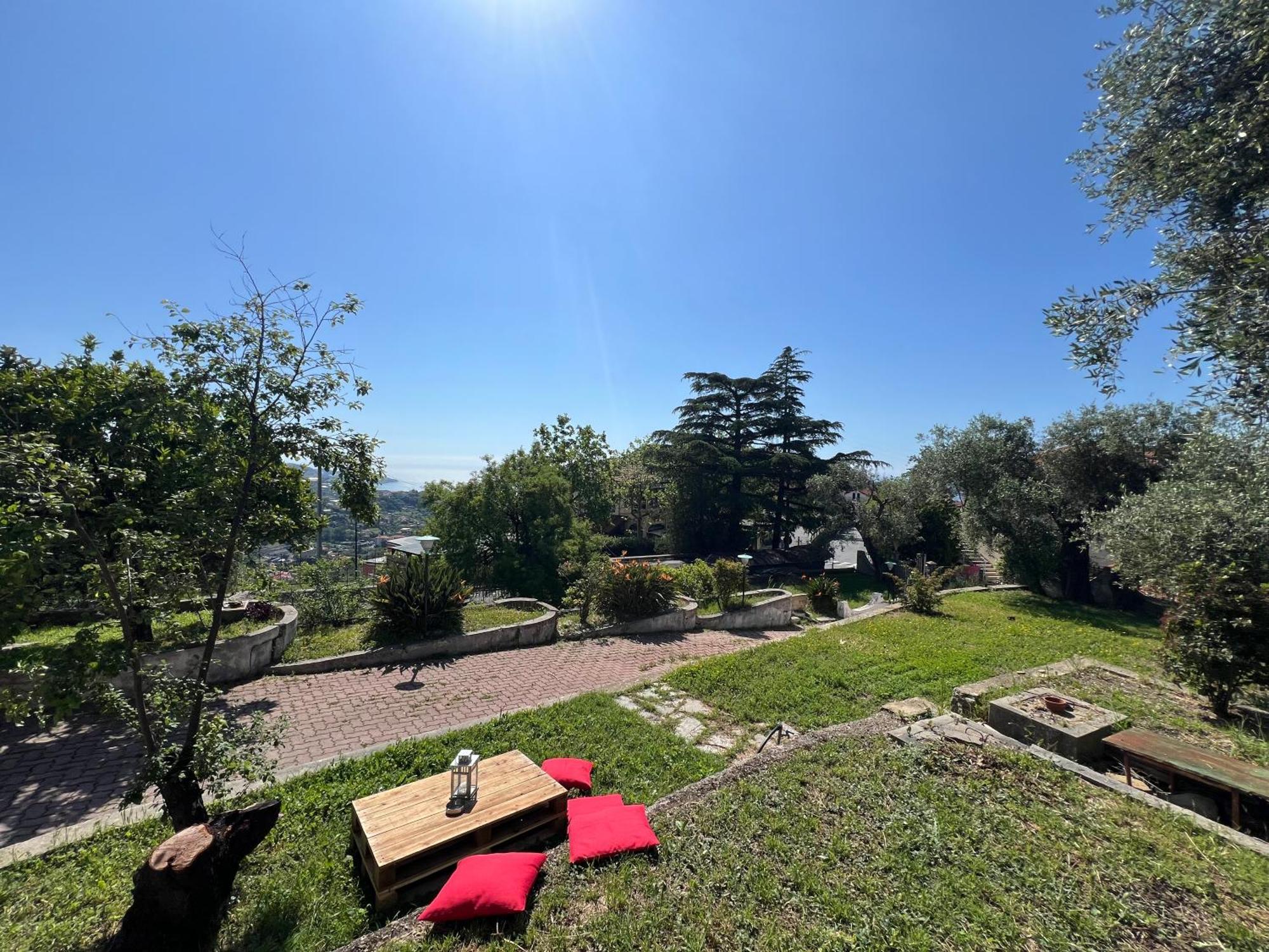 Villa In Collina Vista Mare Sanremo Eksteriør billede